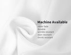 Surmente Square Tablecloth for Square or Round Tables 100% Polyester 85x85 Inch Table Cloth for Weddings, Banquets, or Restaurants (White)