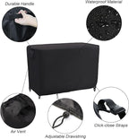 Kingling Outdoor Prep Table Cover, Waterproof Stainless Steel Table Covers Metal Table Cover Protection for Patio Kitchen Prep Work Tables - 36''L x 24''W x 35''H