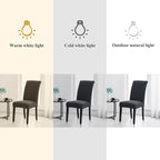 Joccun Chair Covers for Dining Room Set of 6,Dining Chair Slipcover Stretch Dining Room Chair Covers Seat Protector,Washable Parsons Chair Cover for Home,Banquet(Dark Gray,6 Pack)