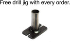Floating Shelf Brackets - Sheppard Brackets - Easy Install - Heavy Duty (10 Inch)