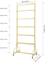 40 Slots Champagne Holder Stand for Party, Wine Glass Display Wall Holder, Stable Wine Glass Stemware Rack for Bar, Wedding, Party (Gold)