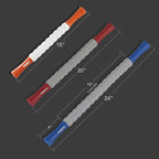 Muscle Roller Stick for Athletes - Deep Tissue Fascia Blaster & Roller Massager for Myofascial Pain Relief - Handheld Physical Therapy & Recovery Tool(Orange White-18 inch)
