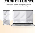 ChrisDowa Grommet Room Darkening Curtains for Bedroom and Living Room - 2 Panels Set Thermal Insulated Blackout Curtains (Greyish White, 38W x 54L)