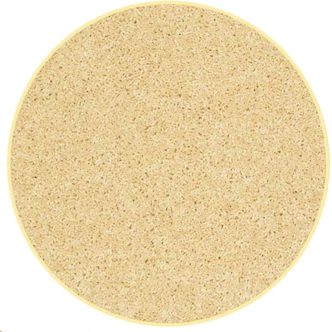 KOECKRITZ Soft and Colorful Kids Classroom Area Rugs (Passes Flammability Pill Test) Many Sizes and Bright Colors to Select from (5' Round, Lemon)