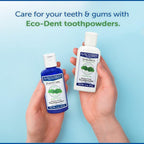 Eco-Dent DailyCare Baking Soda Toothpowder, Mint - Fluoride-Free Toothpaste Powder, SLS-Free Tooth Powder with Baking Soda, Minerals, and Essential Oils, Toothpaste Alternative, 2 Oz Ea (Pack of 3)
