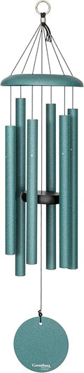 Corinthian Bells by Wind River - 30 inch Patina Green Wind Chime for Patio, Backyard, Garden, and Outdoor Decor (Aluminum Chime) Made in The USA