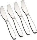 VANRA Premium 18/8 Stainless Steel Children Cutlery Set 6.6-inch Kids Dinner Knives Set 4 Pieces Silverware Flatware Utensil Set for Home School (4 Knives)