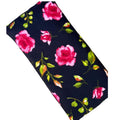 Large Microwave Heating Pad with Flax Seed, Scented or Unscented, Good For Back Pain or Cramps, Moist Heat Therapy or Ice Pack, Microwavable Bean Bag, 6" x 12" (Roses, Lavender & Chamomile)