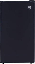 RCA RFR321-B-Black-COM RFR321 Single Mini Refrigerator-Freezer Compartment-Adjustable Thermostat Control-Reversible Doors-Ideal for Dorm, Office, RV, Garage, Apartment-Black Cubic Feet, 3.2 CU.FT