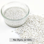 5LB Succulent and Cactus Gravel Pebbles, 1/5 Inch White Natural Decorative Polished Stones, River Rocks for Plants, Vases, Aquariums, Terrarium and Outdoor Gardening