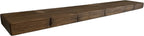 joelsantiques 42 Inch Floating Shelves for Wall - 42x9x2 in - Made of Natural Wood and Easy Install - Heavy Duty Rustic Book Shelves - Perfect for Bathroom, Kitchen, Living Room - Medium Brown