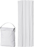 Amazon Basics Portable Blackout Curtain Shade with Suction Cups, 50"W x 78"L, 1 Pack, White