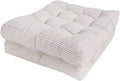 Tiita Chair Cushions 22"x22" Square Windows Pad for Adults Seating Pillows Set of 2, Beige