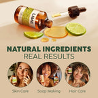 Kukka Lime Essential Oil for Skin - 4 Fl Oz - 100% Pure Natural Lime Oil for Diffuser, Hair, Candles & Soap Making Scent DIY