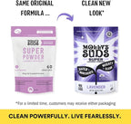 Molly's Suds Super Powder Detergent | Extra Strength Laundry Soap, Stain Fighting | Sensitive Skin | Simple, Effective Ingredients | 60 Loads - Lavender