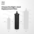 AquaEasy BB9 Activated Carbon Water Filter Candle(2 Pcs) Replacement Gravity Water Filter Candle Compatible With Gravity Filter System