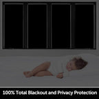 HIDBEA Mirror Blackout Window Film,100% Light Blocking Room Darkening Window Privacy Film,Mirror Glass Window Film Heat Control, Removable Window Cover Tint for Day Sleep (Mirror Black,17.7in x 6.5ft)