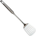 Stainless Steel Slotted Spatula,Cooking Utensil For Kitchen Use With Hollow Handle,Silver/14.9Inch