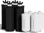Purewell 8-Stage PF-3&FL-2 Purification Elements Set, Replacement Filters for ProOne® and Berkey® Filters, ProOne® Big+ or Berkey® Big+ Water Filter System and Purewell System (8 Pack, K Series)