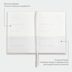 And Per Se Gratitude Journal – Five Minutes a Day to Cultivate Mindfulness, Happiness, Positive Vibes, Affirmations & Self-Reflection – Undated Daily Gratitude Journal for Women & Men (Beige)