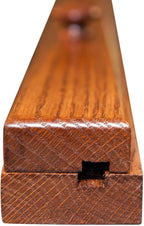 RRD Quilt Hanger for Wall for Display (54") Amish Made Wooden Quilt Rack Wall Mount - Rustic Tapestry Quilt Wall Hangers (Oak Wood, Michaels Stain, 54" Long)