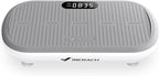 MERACH Vibration Plate Exercise Machine, Vibration Plate 440 Lbs Capacity, Bluetooth and Silicone Pedal, Stimulate Deep Fat, Vibration Plate for Lymphatic Drainage, Vibrating for Weight Loss