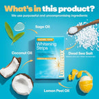 Lumineux Ultimate Whitening Kit Bundle - Contains Toothpaste, Mouthwash, Strips and Whitening Pen - Enamel Safe and Clinically Proven to Whiten Without The Sensitivity - Removes Coffee and Tea Stains