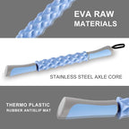 Muscle Roller,EVA Material, Massage Roller Stick for Athletes and Office Workers, Relieves Muscle Tension and Pain(EVA Blue)