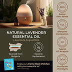 Gya Labs Lavender Essential Oil for Diffuser - 0.34 Fl Oz - 100% Pure Natural Lavender Oil for Skin, Hair, Massage, Aromatherapy & Candle Making Scent