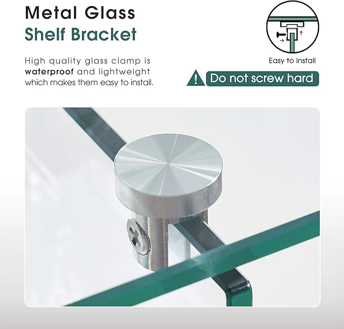 ivinta Glass Console Table with Storage, 31.5'' Modern Narrow Sofa Table with Storage Shelves for Living Room, Hallway, Foyer, Bedroom 5103 (White)