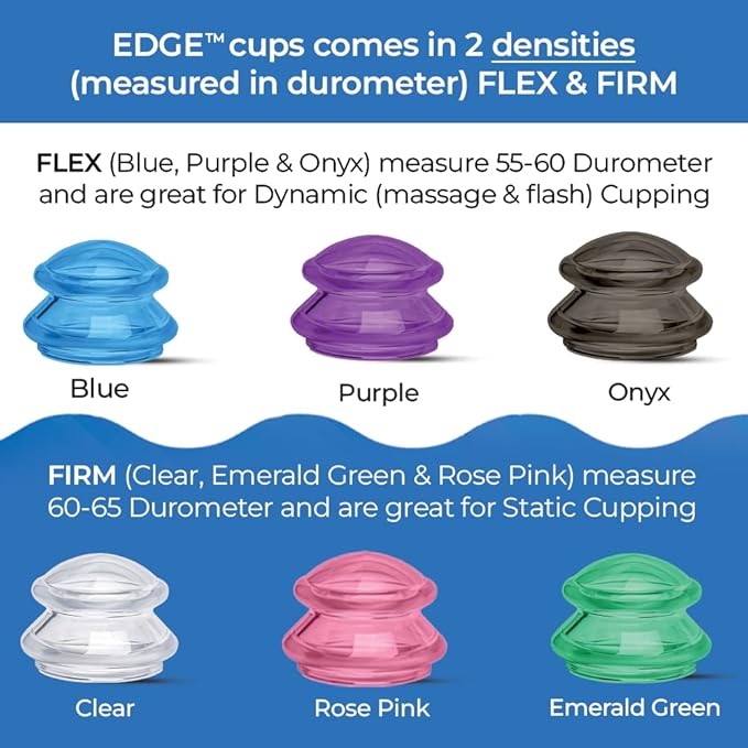 Silicone Cupping Therapy Set Professional Massage Cupping Cups for Cupping Therapy 4 Cup Kit for Massage, Myofascial Release, Cellulite Reduction (Lure Green)