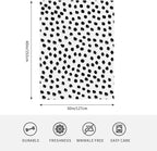 HGOD DESIGNS Polka DotsBlanket, Super Soft Brush Strokes Dots Throw Blanket 50"x60" Blanket for Bed Couch Chair Fall Winter Camping Living Room Office