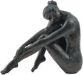 Guichifun Yoga Dancer Statue Home Decoration - Resin Bronze Sculpture Modern Creative Home Garden Statue Handicrafts Art Ware Home Décor Office Room or Outdoor Garden Gifts 10.25 x 4.25 x 8.75 Inch