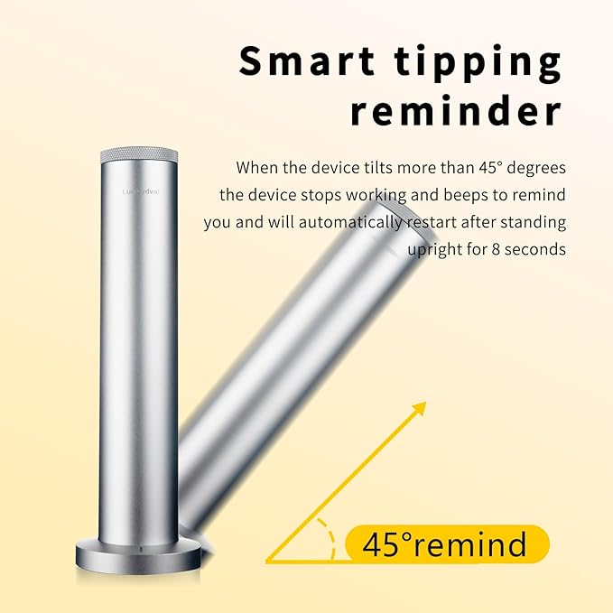 Wireless Essential Oil Diffuser: Smart Anti-Tip Aroma Diffuser with 3 Mist Modes, 1200 sq ft Coverage, Bluetooth Remote Control, Timer, Quiet Metal Body for Hotel Office Bedroom Large Home