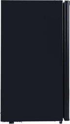 RCA RFR321-B-Black-COM RFR321 Single Mini Refrigerator-Freezer Compartment-Adjustable Thermostat Control-Reversible Doors-Ideal for Dorm, Office, RV, Garage, Apartment-Black Cubic Feet, 3.2 CU.FT