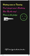 Frigidaire EFR331 Single Door Compact Refrigerator - Adjustable Thermostat Control - Reversible Doors - Front Blackboard, Write and Erase - Ideal for Dorm, Office, RV, Room - Black, 3.2 Cubic Feet