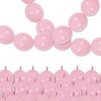 Pastel Pink Quick Link Balloons, 60PCS 10 Inch Baby Pink Linking Balloons for Making Balloon Wall Heart Arch, Tails Balloon for Girls Wedding Birthday Baby Shower Valentine's Party Decorations