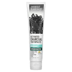 Desert Essence Activated Charcoal Toothpaste - Fluoride and Carrageenan Free - Brighter Teeth and Fresher Breath with Activated Coconut Shell Charcoal, Baking Soda, and Fresh Mint - 6.25 oz