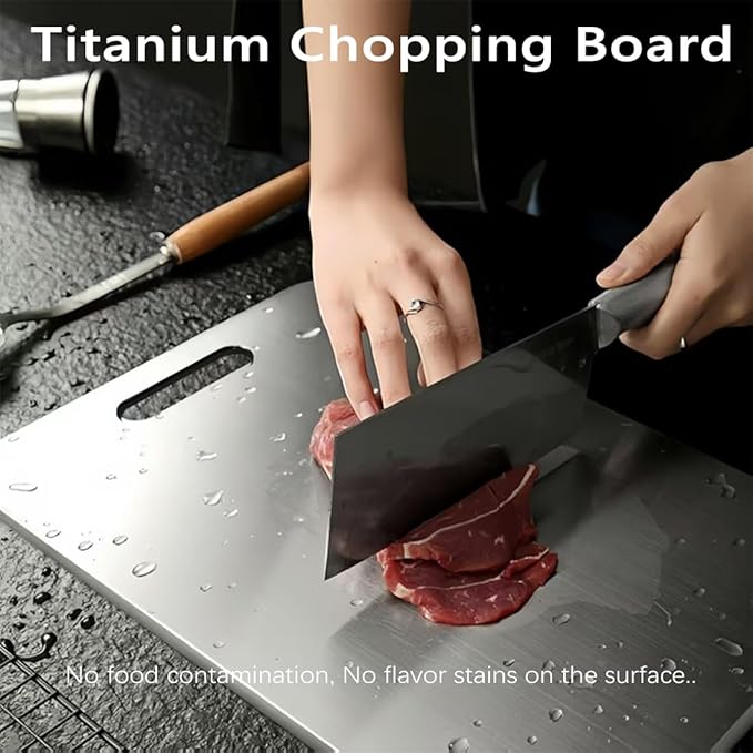 3 pack Titanium Cutting Boards for Kitchen -Titanium Cutting Board Double Sided Titanium Cutting Mat,Non Stick Chopping Board