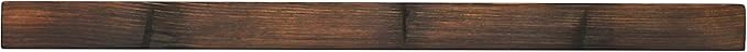 joelsantiques Floating Shelf, Wood Wall Shelf, Natural Wooden Home Decor for Bathroom Kitchen Bedroom, Hanging Mounted Invisible Bracket (Medium Brown, 7" Deep x 36" Wide)