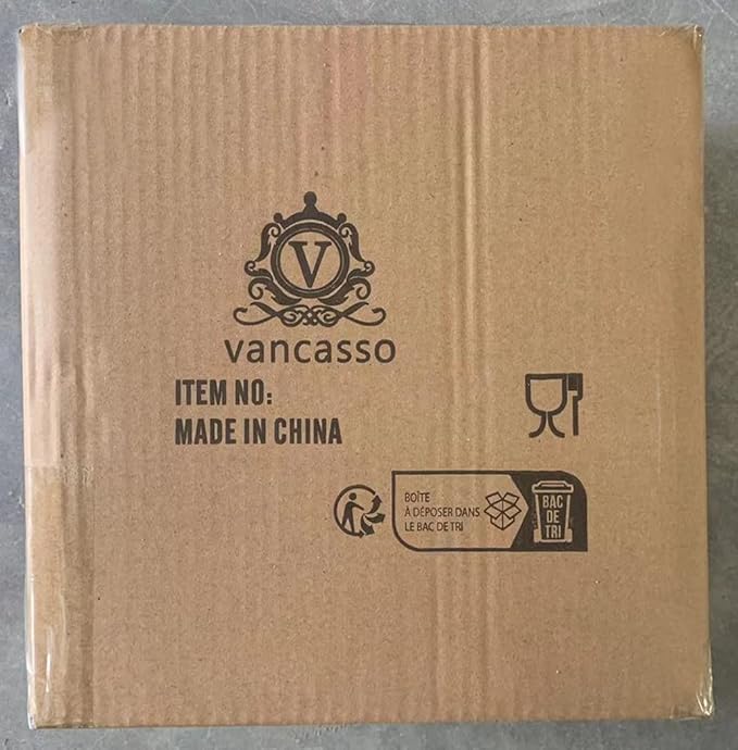 vancasso Bonita Dinnerware Sets 18 Pieces, Stoneware Dishes Set for 6, Plates and Bowls Set, Dinshwasher and Microwave Safe, Multicolor