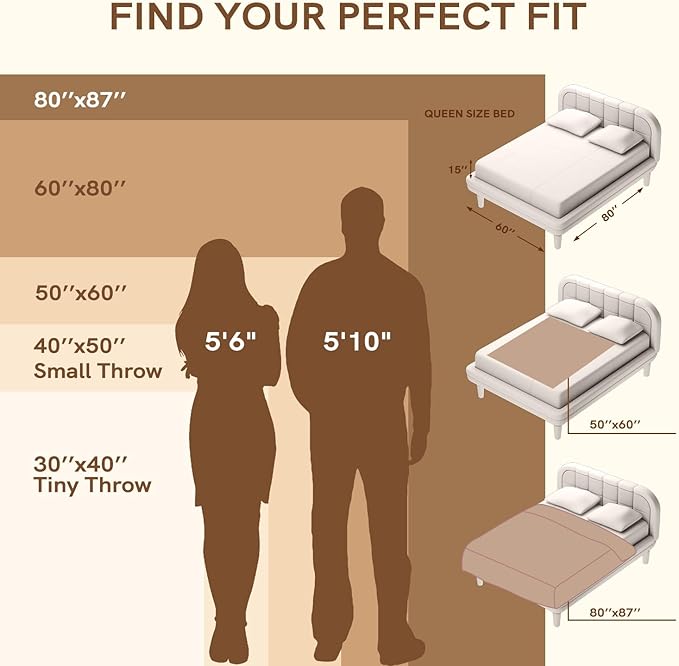 YnM Chunky Throw Blanket, Hand Knitted with Chenille Yarn, Skin Friendly, Ventilated and Breathable, Machine Washable, Home Décor Piece for Couch, Sofa and Bed (Glacier Grey, 50x60 Inch)