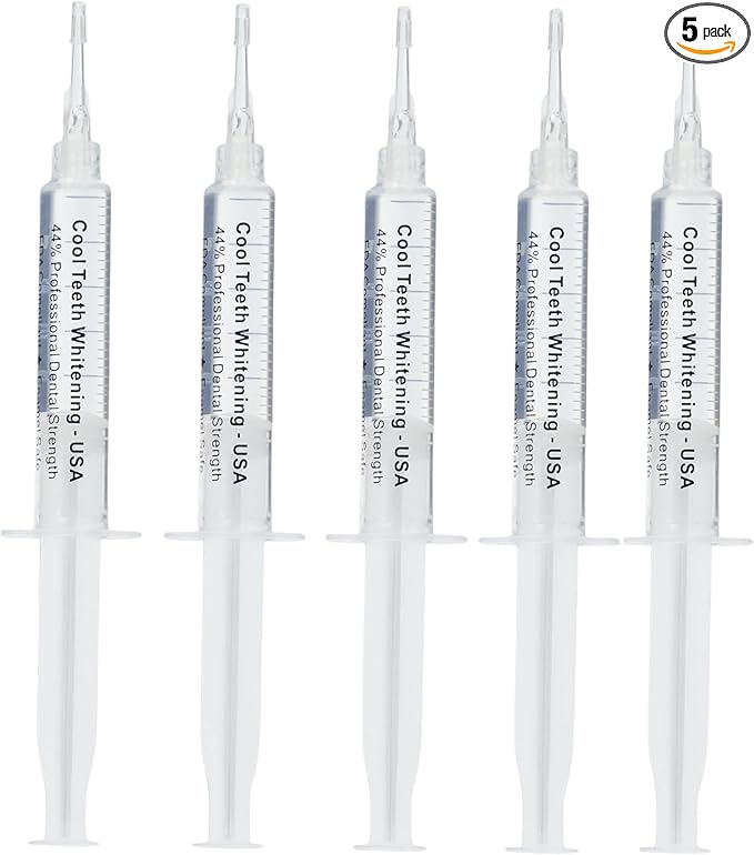 Teeth Whitening Gel Refill for Trays - Professional Strength 44% Carbamide Peroxide Formula - Fast & Effective Bleaching Solution for a Brighter Smile