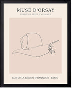 Poster Master Vintage Poster - Retro One Line Snail Drawing Print - Snail Line Art - Minimal Gift for Men, Women, Animal Lover - Abstract Wall Decor for Home, Office, 24x32 Unframed Wall Art