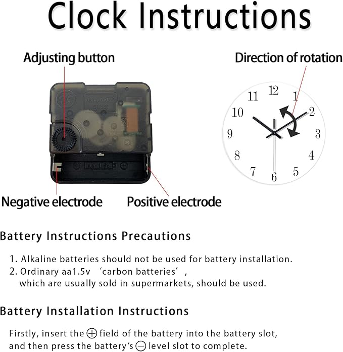 Small Wall Clocks Battery Operated 12 Inch Blue Marble Wall Clock for Kitchen Glass Analog Silent Wall Clock Non Ticking