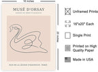 Poster Master Vintage Poster - Retro One Line Swan Drawing Print - Swan Art - Bird Art - Minimal Gift for Her, Animal Lover - Abstract Decor for Home, Office, Bedroom - 16x20 UNFRAMED Wall Art