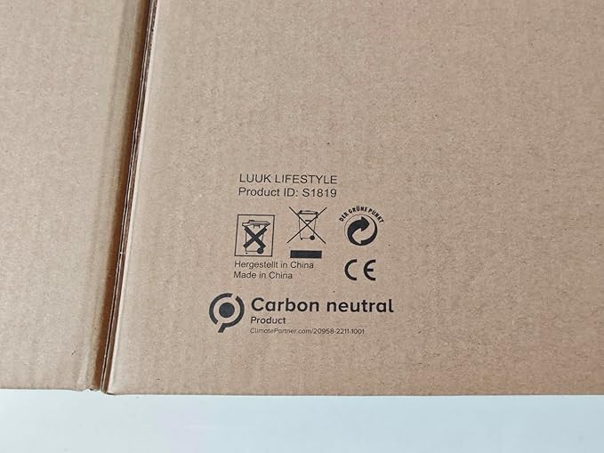 LUUK LIFESTYLE Modern Wall Clock with Silent Quartz Movement, Stylish & Functional, Decoration for Bedroom, 12 inch, in Black & Gold