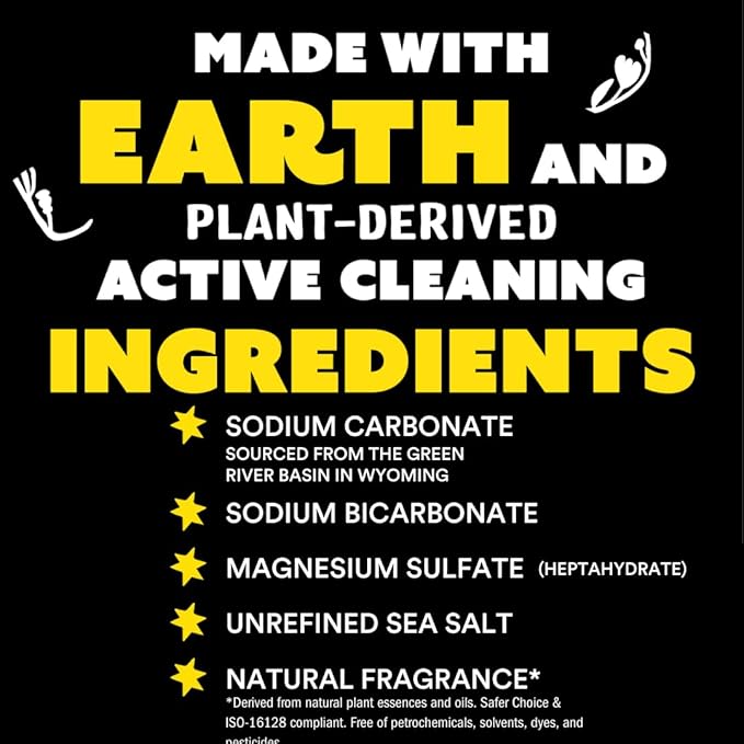 Molly's Suds Original Laundry Detergent Powder | Clean Laundry Detergent Powder for Sensitive Skin | Simple, Effective Ingredients, Stain Fighting | 240 Loads (Citrus Grove)