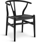 POLY & BARK Weave Chair in Pitch Black