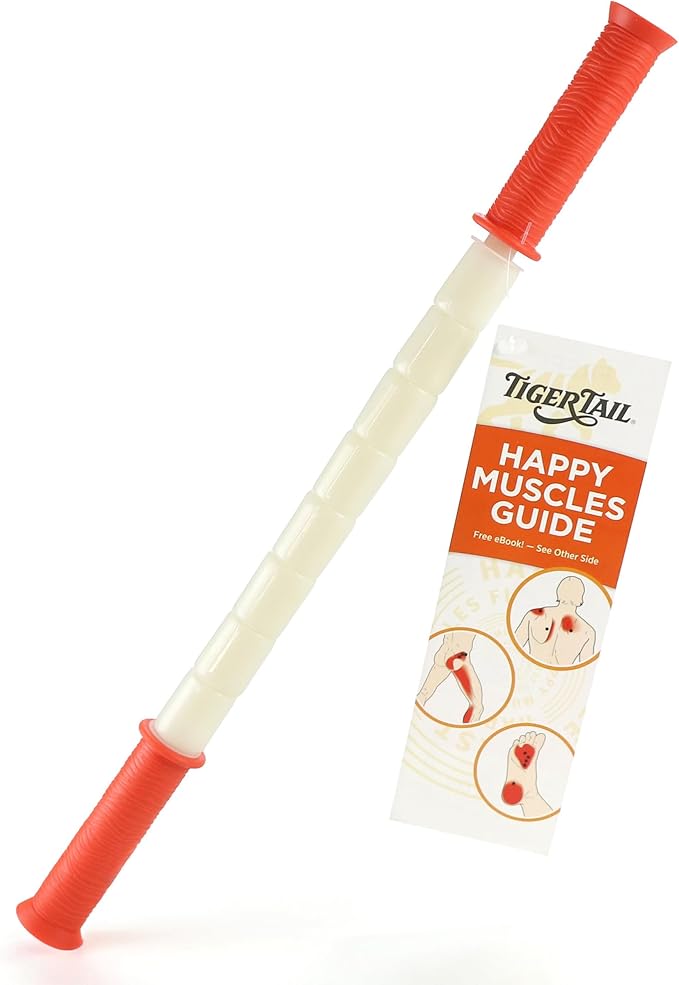 Tiger Tail The Stick - Bendy 18” Flexible Muscle Roller Stick for Myofascial Release & Trigger Points - Bendable Deep Tissue Massager for Legs, Back, Shoulders - Relieve Soreness & Improve Recovery